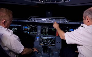 空客A350 完整驾驶舱准备