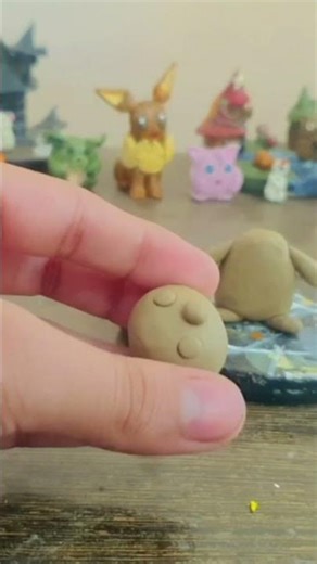 Pokémon #claysculpture #skulpture #artwork #pokemon #claycrafts #diy #cute #polymerclay #miniature
