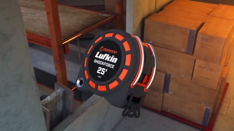 Crescent Locking C-Clamp with Swivel Pad Tips - Heavy-Duty Adjustable Clamp with Hex Key Recess & Compound Action - C11CCSVN - 11", Red