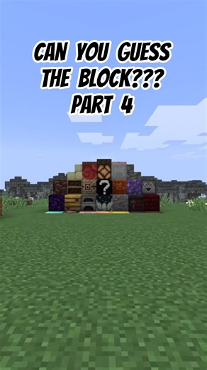 Can You Guess The Minecraft Block Before The Video Ends??? | Part 4