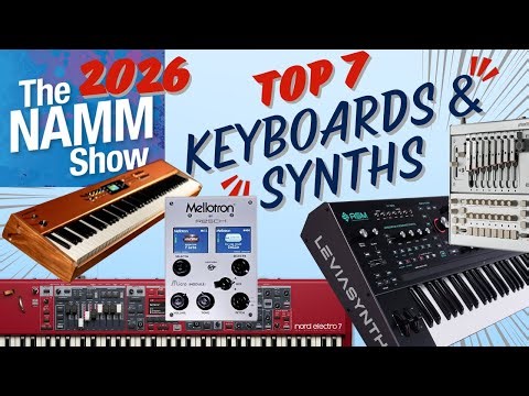 Top 7 New Keyboards and Synthesizers // NAMM 2026 // Korg Phase8, Leviasynth, Mellotron Micro Module