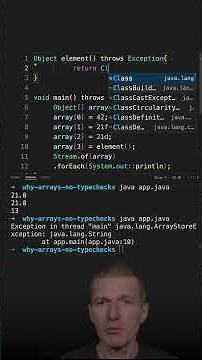 Why There Are No Compiler Type Checks For Array's Elements? #java #shorts #coding #airhacks