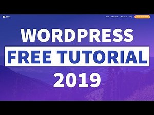 How to Make a WordPress Website for FREE! 2019 - Elementor for Beginners