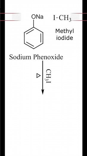 Williamson ether synthesis | Sodium Phenoxide + Methyl iodide | Anisole | Organic Chemistry Class 12