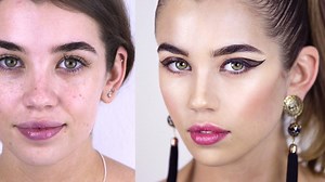 Rock the bold graphic liner trend without breaking the budget. Find out more here: www.mudmakeupdesign.com.au | MUD Make-Up Design