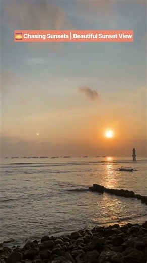 🌅✨ Gili Trawangan Sunset — Bali Magic! 🇮🇩❤️