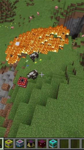 Setting off the TNT rain was not a good idea.