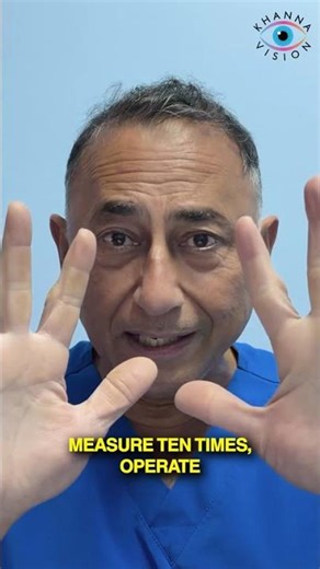 Pre-operative eye exam