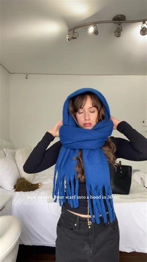 Scarf Tutorial: Turn Your Scarf into a Hood in 30 Sec