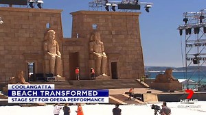 Coolangatta: Close to 4000 people set to attend Opera on the Beach each night. Kicks off on September 21. www.7News.com.au #7News | 7NEWS Gold Coast