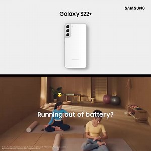 Running out of battery? Power up anywhere on the go with Wireless PowerShare on #GalaxyS22 . 🔗https://bit.ly/3sQLX40 | Samsung