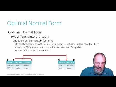 Database design made easy, part 10: Optimal Normal Form