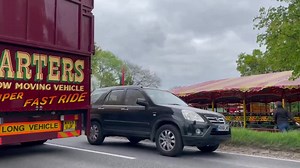 General Gough arriving at Pinkneys Green this afternoon 🎉 If you’d like to see more Steam Traction Engines in action, come to our vintage vehicle road run tomorrow morning. We start 10am by Pinkneys Green Cricket Club. Give us a wave! 👋 | Carters Steam Fair