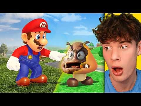Mario Odyssey, but everything I touch turns REALISTIC