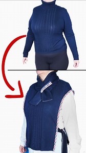 DIY tight Sweater into New Lady Outfit Miarti 🧵✂️ | Miarti - Wiederverwendung