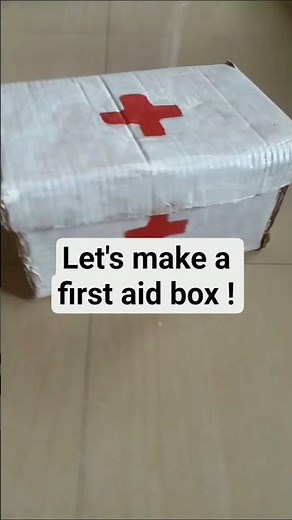 first aid box making