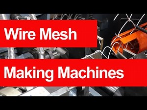 Wire Mesh Making Machines | Demonstration of efficient wire mesh machine production process!