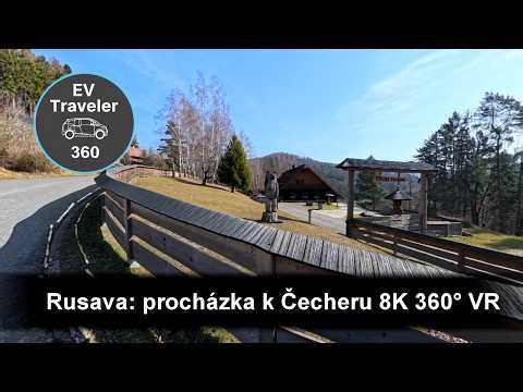 Rusava: procházka k Čecheru (360° VR) | s veverkami na konci