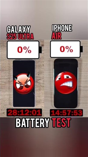 GALAXY S25 ULTRA VS IPHONE AIR 💀 #youtube #short