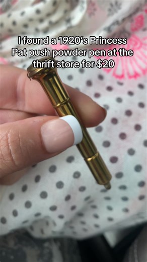 1920s Princess Pat Push Powder Pen Thrift Store Find