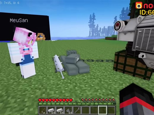 Minecraft chế tạo xe tăng .! p4 #redhoodvn #minecraft #mod #MineCraft #minecraftmemes