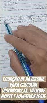 Calculating distance using the Haversine equation! GEOPROCESSING