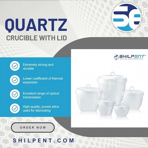 Quartz Crucible With Lid