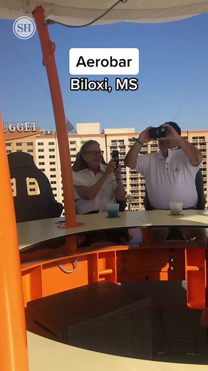 Have you ever had a cocktail while sitting over 100 feet in the air? Check out the Aerobar, a flying bar at Margaritaville’s new Paradise Pier amusement park. #rides #park #bar #news #mississippi #biloxi #amusementpark #food #drink