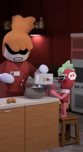 Sam teaches Sprout on how to make a cake without messing up. #sprout #dandysworld #dandysworldroblox