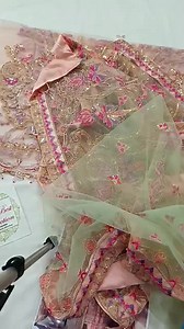 7.7K views · 297 reactions | Gulaal Hit Code New Arrival 殺 Beautiful Colour  Mashaallah Price:5,800/- Fixed With 250/-Delivery Charges Apply Fixed Rate For And Details please contact us at+923122354695 Fabric Details Shirt Net Dupatta Net Ready To Wear Silk Trouser Shirt lenght 50+ Shirt width 38 2.5 meter Dupatta 2.5 Meter Trouser | Ever Best Collection | Facebook