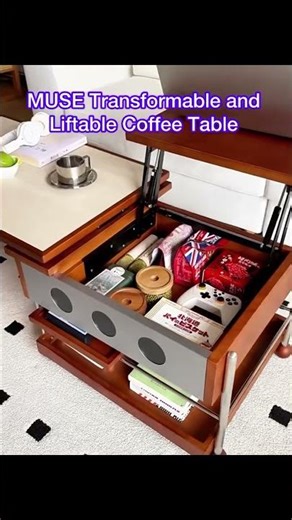 MUSE Transformable and Liftable Coffee Table