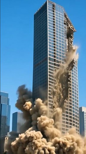 What If a Building Collapsed Like This? (AI Simulation)