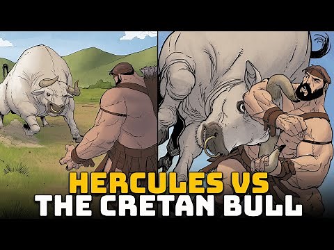 Hercules faces the Mighty Cretan Bull - Greek Mythology - The 12 Labors of Hercules #7
