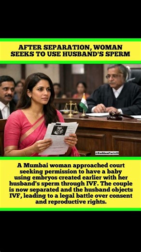 "Legal Custody War: Can a Husband Block the Use of Frozen Embryos Post-Separation?"#shortsfeed #yt