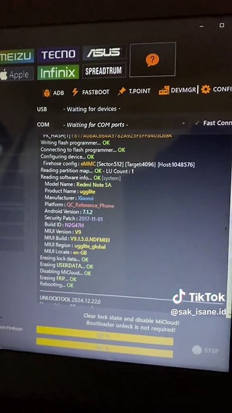 Flashing Redmi Note 5A Tutorial