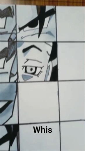 Whis eye drawing # anime # sketch # Dragon ball super # shorts