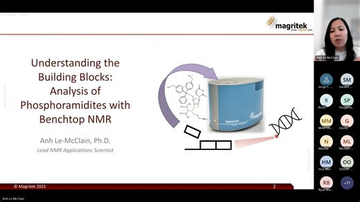 Understanding the Building Blocks: Phosphoramidite Analysis with Benchtop NMR