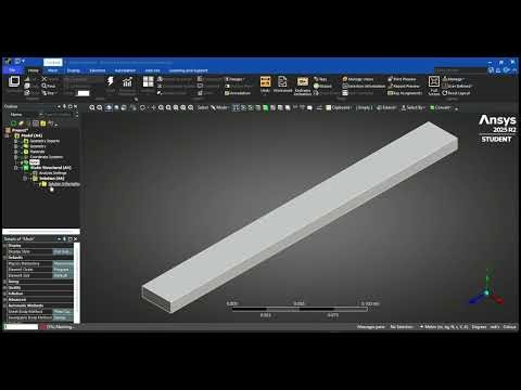 Simple ANSYS Bending Simulation Guide
