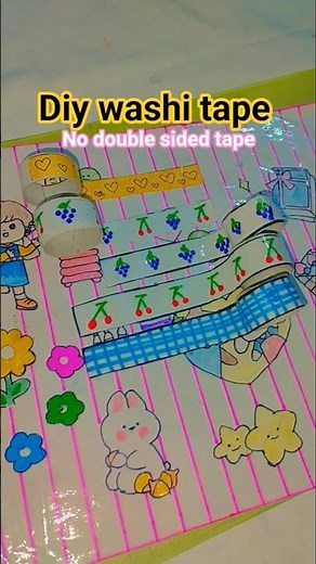 How to Make Washi Tape at Home | Easy DIY Washi Tape Tutorial