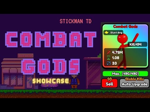 Stickman Tower Defense: Combat Gods Showcase (Stickman TD)