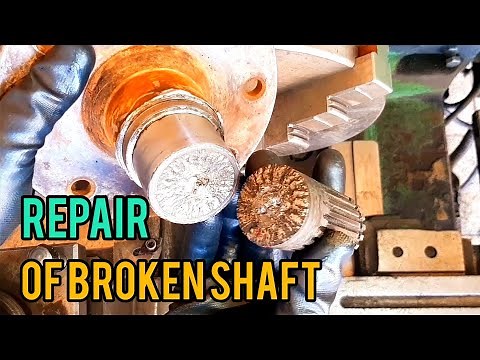 The best technique for repairing a broken shaft