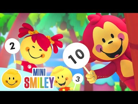 Ten Friends 🤗🎶 | MiniSmiley - Fun Counting Song for Kids