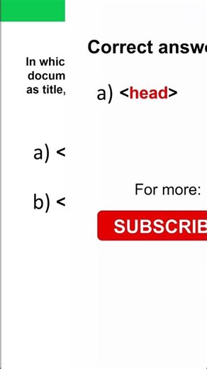 In which section of an HTML document is metadata such as title charset and links to CSS stored#short