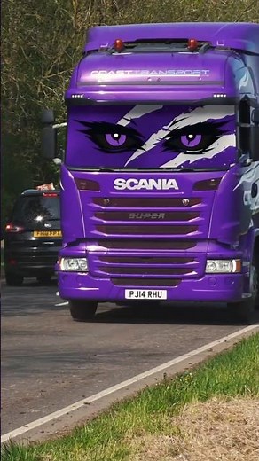 When the Road Turns Purple 💜🚛🛣️⚡