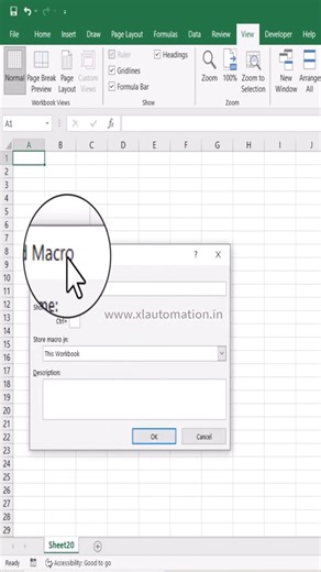 99% Don’t Know This Hidden Macro Recording Trick in Excel! #excel #excelforbeginners #reels