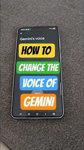 How to Change the Voice of Gemini AI Assistant
