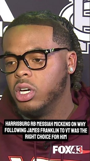 Messiah Mickens on following Franklin to Virginia Tech