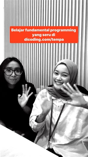 Dicoding Indonesia on Instagram: "Udah nemu tipsnya guys?🤣 Kalau belom, ya udah langsung aja join dicoding.com/tempa Buat belajar fundamental dan dapet: 📚 Kesempatan konversi hingga 20 SKS (optional) 👨‍💻 Sesi tatap muka untuk belajar tech dan soft skills bersama Expert 💻 Review kodelangsung oleh Expert 🤗 Praktik bikin portofolio lewat Capstone Project #tempaledbydicoding #learnatdicoding #techtalent #webdevelopment #fundamentalprogramming #vibecoding #ai #mobiledevelopment #bootcamp #infor