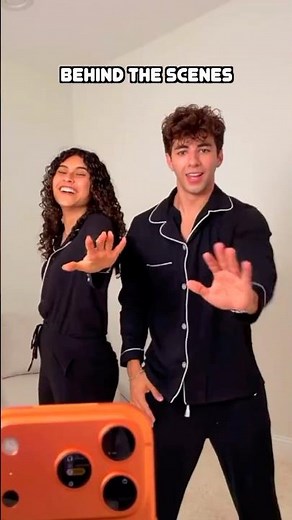 wait for it... pew pew pew? 🤭✨ w/ Jenny and Angelo #behindthescenes #jennyhoyos #angelo #dance