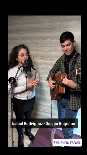 "De mi madre" (Chango Rodriguez) zamba "Nada" (José Dames) Tango Hermosas Obras para cantar, compartir la música y hacer memoria de Obras de autores argentinos. Feliz de poder hacer música con @sergiobognanno por Valencia!! Graciassssss | Isabel Rodriguez
